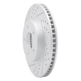 R1 02-07 Chevrolet Equinox Front Left Drilled & Slotted Geo-Carbon Rotor