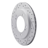 R1 99-04 Chevrolet Tracker Front Left Drilled & Slotted Geo-Carbon Rotor