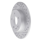 R1 16-23 Chevrolet Bolt Euv Rear Right Drilled & Slotted Geo-Carbon Rotor