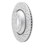 R1 06-25 Audi RS Q3 (Mexico) Rear Right Drilled & Slotted Geo-Carbon Rotor