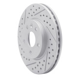 R1 11-23 Chevrolet Cruze (Mexico) Front Left Drilled & Slotted Geo-Carbon Rotor