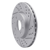 R1 09-19 Dodge Vision (Mexico) Front Right Drilled & Slotted Geo-Carbon Rotor