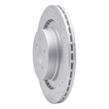 R1 10-18 Mercedes-Benz Cls63 AMG Rear Right Drilled & Slotted Geo-Carbon Rotor