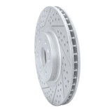 R1 10-16 Cadillac Srx Front Left Drilled & Slotted Geo-Carbon Rotor