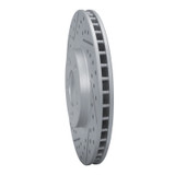 R1 00-09 Honda S2000 Front Left Drilled & Slotted Geo-Carbon Rotor