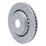 R1 14-20 Acura TLX Front Left Drilled & Slotted Geo-Carbon Rotor