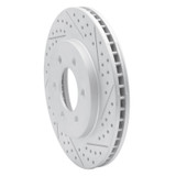 R1 02-06 Ford Expedition Front Right Drilled & Slotted Geo-Carbon Rotor