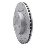 R1 13-25 Cadillac Ats Front Right Drilled & Slotted Geo-Carbon Rotor