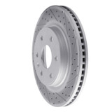 R1 07-17 Buick Enclave Front Right Drilled & Slotted Geo-Carbon Rotor