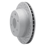 R1 00-14 Cadillac Escalade EXT Rear Right Drilled & Slotted Geo-Carbon Rotor