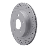 R1 93-97 Chevrolet Camaro Rear Right Drilled & Slotted Geo-Carbon Rotor