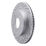 R1 93-97 Chevrolet Camaro Rear Left Drilled & Slotted Geo-Carbon Rotor