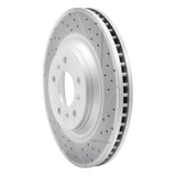 R1 06-16 Buick Allure Front Right Drilled & Slotted Geo-Carbon Rotor