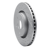 R1 11-25 Dodge Durango Front Left Drilled & Slotted Geo-Carbon Rotor