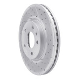 R1 11-25 Buick Lacrosse Front Right Drilled & Slotted Geo-Carbon Rotor