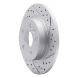 R1 11-22 Buick Encore Rear Right Drilled & Slotted Geo-Carbon Rotor