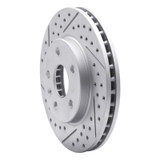 R1 11-16 Buick Regal Front Left Drilled & Slotted Geo-Carbon Rotor