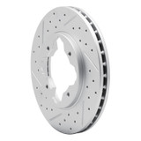 R1 90-97 Acura Cl Front Left Drilled & Slotted Geo-Carbon Rotor