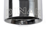 Dinan Double-Walled 4in Clamp-On Exhaust Tip - Polished - 4in Outlet / 3in Inlet