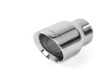 APR Double-Walled 3.5in Slash-Cut Tips - Polished Silver - Set of 2