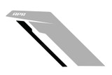 APR Sideburn Sticker - Silver/Black