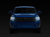 Raxiom 14-21 Toyota Tundra CXR Series LED Headlights- Black Housing- Clear Lens