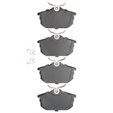 R1 00-07 Volvo S40 Rear Semi Met Brake Pads