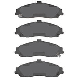 R1 97-13 Pontiac GTO Front Semi Met Brake Pads