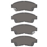 R1 92-03 Toyota Rav4 Hybrid Front Semi Met Brake Pads