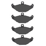R1 97-11 Tesla Roadster Rear Semi Met Brake Pads
