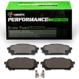 R1 03-08 Subaru Impreza Rear Performance Sport Brake Pads