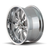 Ridler 650 18x8 / 5x120.65 BP / 0mm Offset / 83.82mm Hub Chrome Wheel