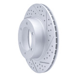 R1 95-04 Toyota 4Runner Front Right Drilled & Slotted Geo-Carbon Rotor