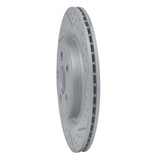 R1 06-15 Jaguar Super V8 Rear Right Drilled & Slotted Geo-Carbon Rotor