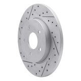R1 01-08 Ford Mondeo (Mexico) Rear Left Drilled & Slotted Geo-Carbon Rotor