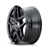 Touren 3279 TR79 20x9 / 5x108 BP / 35mm Offset / 63.5mm Hub Gloss Black Wheel