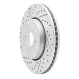 R1 18-22 Toyota C-Hr Front Left Drilled & Slotted Geo-Carbon Rotor