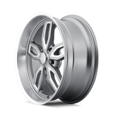Ridler 608 18x8 / 5x114.3 BP / 0mm Offset / 72.62mm Hub Gloss Grey Milled Wheel