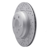 R1 12-20 BMW Activehybrid 3 Rear Left Drilled & Slotted Geo-Carbon Rotor