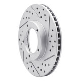 R1 95-04 Toyota Tacoma Front Right Drilled & Slotted Geo-Carbon Rotor