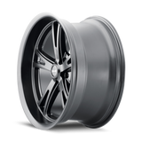 Ridler 606 20x9 / 5x115 BP / 18mm Offset / 72.62mm Hub Matte Black Wheel
