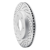 R1 04-05 Infiniti Qx56 Front Left Drilled & Slotted Geo-Carbon Rotor