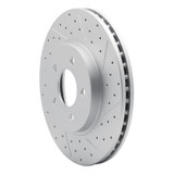R1 05-12 Ford Escape Front Right Drilled & Slotted Geo-Carbon Rotor