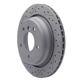 R1 96-03 BMW 525I (USA/Canada) Rear Left Drilled & Slotted Geo-Carbon Rotor
