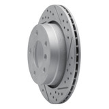 R1 96-05 BMW 323I Rear Right Drilled & Slotted Geo-Carbon Rotor