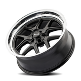 Ridler 610 20x8.5 / 5x114.3 BP / 0mm Offset / 83.82mm Hub Matte Black Polished Wheel