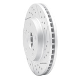 R1 92-01 Toyota Camry Front Right Drilled & Slotted Geo-Carbon Rotor
