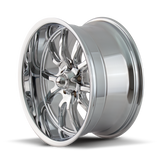 Ridler 650 18x9.5 / 5x114.3 BP / 0mm Offset / 83.82mm Hub Chrome Wheel
