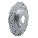 R1 19-25 Volvo Xc40 Rear Right Drilled & Slotted Geo-Carbon Rotor