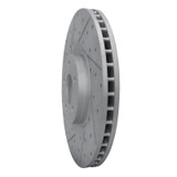 R1 16-26 Polestar Polestar 2 Front Left Drilled & Slotted Geo-Carbon Rotor